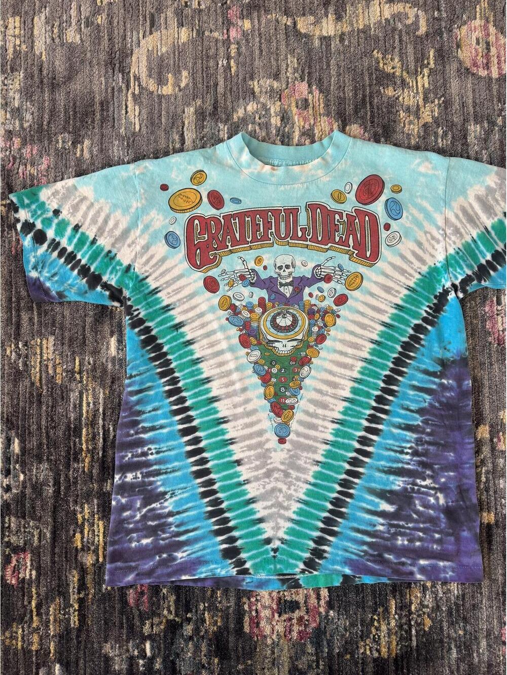 1991 LIQUID BLUE GRATEFUL DEAD LAS VEGAS T-SHIRT